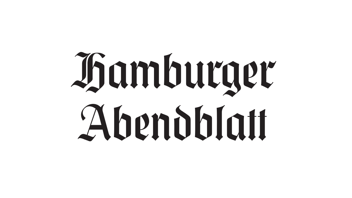 Logo des Hamburger Abendblatts, einer bekannten deutschen Tageszeitung, das in einer klassischen Schriftart gestaltet ist.