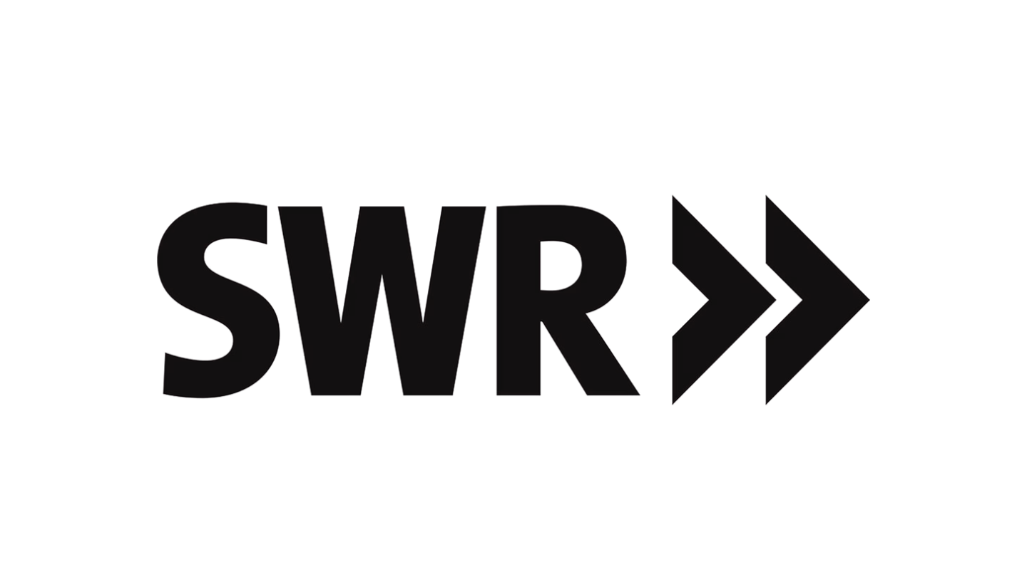 Logo des SWR, einem regionalen Rundfunkanbieter in Deutschland, das für seine vielfältigen Programme und Informationsangebote bekannt ist.